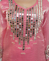 Fendi mirror worked co-ord set - pink